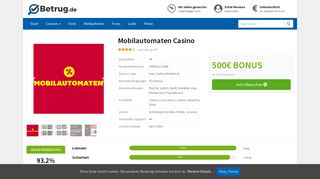 
                            12. Mobilautomaten Casino Erfahrung 2019 | Ist Mobilautomaten seriös?