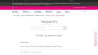 
                            2. Mobilbox Pro | Telekom Hilfe