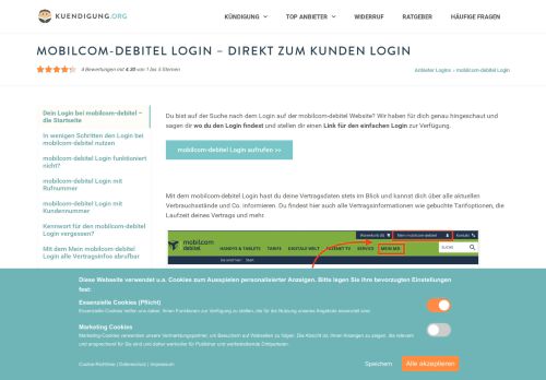 
                            10. mobilcom-debitel Login ▷ Direkt zum Debitel Login für Kunden