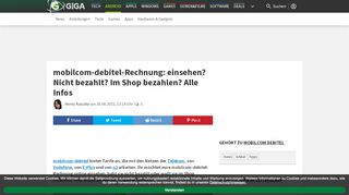 
                            5. mobilcom-debitel-Rechnung: einsehen? Nicht bezahlt? Im Shop ...