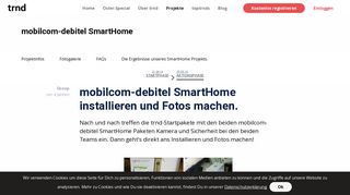
                            12. mobilcom-debitel SmartHome installieren und Fotos machen. - trnd