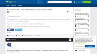 
                            7. MobilcomDebitel Online -> Meine Verträge 