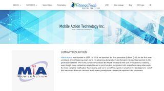 
                            12. Mobile Action Technology Inc. - Sports and Fitness Tech