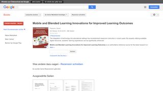 
                            10. Mobile and Blended Learning Innovations for Improved Learning Outcomes - Google Books-Ergebnisseite