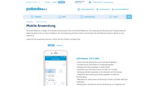 
                            8. Mobile Anwendung - Pobeda Airlines LLC, Aeroflot Group