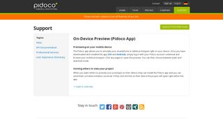 
                            5. Mobile App - by Pidoco