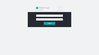 
                            2. Mobile App | Login Page