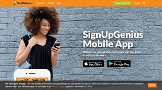 
                            4. Mobile App - Sign Up Genius