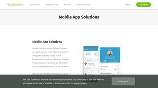 
                            4. Mobile App Solutions - BambooHR