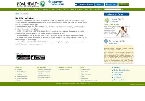 
                            3. Mobile App - Vidal Health