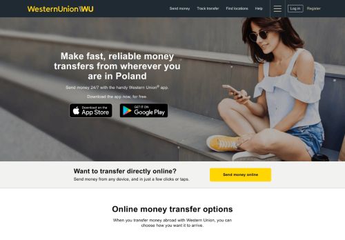 
                            3. Mobile app - Western Union