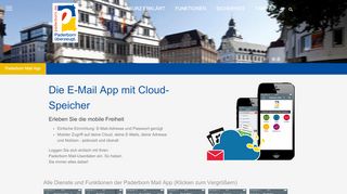 
                            4. Mobile Applikation | paderborn Freemail – Cloudmail made in Germany