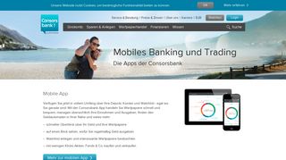 
                            2. Mobile Apps der Consorsbank
