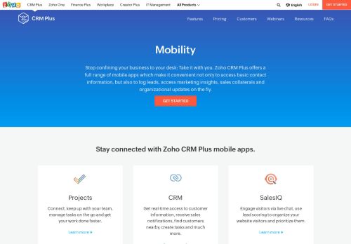 
                            11. Mobile apps For your business | Zoho CRM Plus