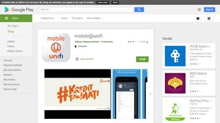 
                            4. mobile@unifi - Apl di Google Play