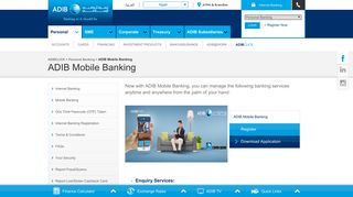 
                            7. Mobile Banking | Abu Dhabi Islamic Bank (ADIB) - Egypt