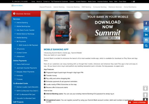 
                            4. Mobile Banking app | Summit Bank