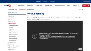 
                            5. Mobile Banking & Apps | BankSA