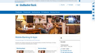 
                            10. Mobile Banking & Apps - Gladbacher Bank