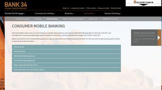 
                            5. Mobile Banking at Bank 34