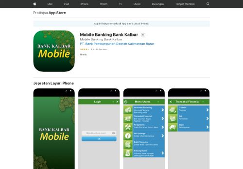 
                            11. Mobile Banking Bank Kalbar di App Store - iTunes - Apple