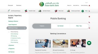 
                            3. Mobile Banking | Banking on the go | Dubai Islamic Bank