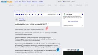 
                            10. mobile banking BCA / m-BCA bermasalah! WHY?! | KASKUS
