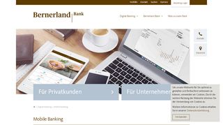 
                            8. Mobile Banking - Bernerland Bank