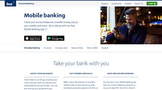 
                            3. Mobile Banking - BNZ