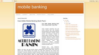 
                            10. mobile banking: Cara Daftar Mobile Banking Bank Panin