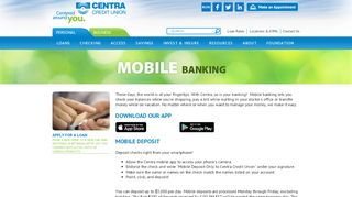 
                            5. Mobile Banking | Centra Credit Union