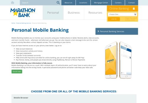 
                            13. Mobile Banking Free Bill Pay Online Banking Marathon Bank Wausau ...