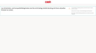 
                            8. Mobile Banking login - CASH e-banking