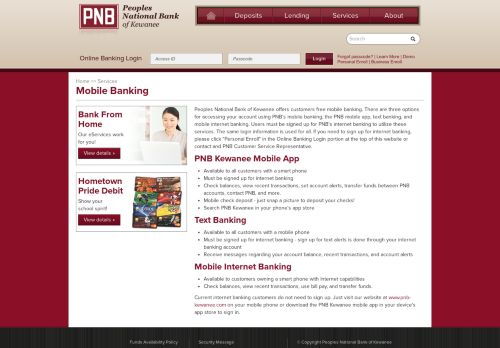 
                            9. Mobile Banking - Peoples National Bank of Kewanee