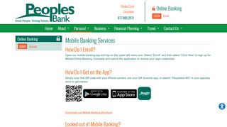 
                            8. Mobile Banking Services | Peoples Bank