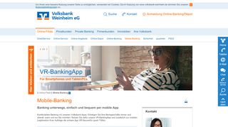 
                            7. Mobile-Banking - Volksbank Weinheim eG