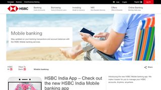 
                            13. Mobile Banking | Ways to Bank - HSBC IN - HSBC India