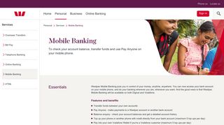 
                            5. Mobile Banking - Westpac Fiji