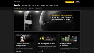 
                            9. Mobile Betting, Poker & Casino Games on your Phone | bwin
