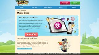 
                            5. Mobile Bingo | Play FREE Robin Hood Bingo mobile games