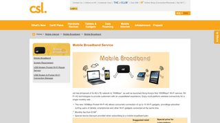 
                            7. Mobile Broadband - csl