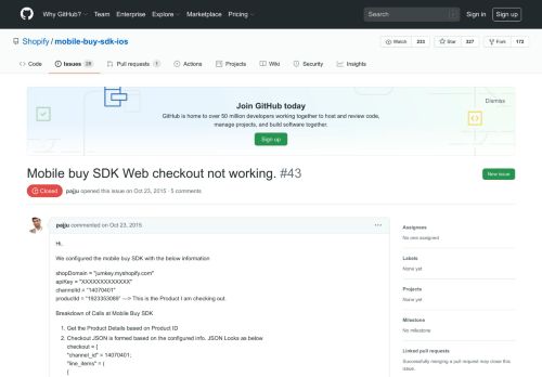 
                            9. Mobile buy SDK Web checkout not working. · Issue #43 · Shopify ...