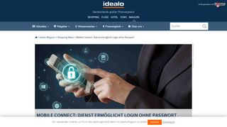 
                            4. Mobile Connect: Dienst ermöglicht Login ohne Passwort | idealo ...