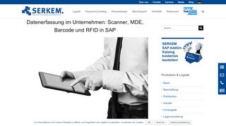 
                            4. Mobile Datenerfassung SAP: Scanner, MDE, Barcode, RFID - SERKEM