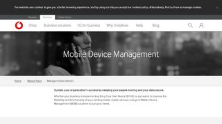 
                            3. Mobile Device Management | Business | Vodafone UK