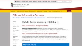 
                            12. Mobile Device Management (Intune) | University of Maryland School of ...