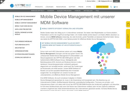 
                            9. Mobile Device Management (MDM) Software 2019 - APPTEC360
