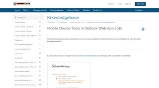 
                            13. Mobile Device Tools in Outlook Web App 2010 - Knowledgebase ...