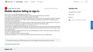 
                            12. Mobile devices failing to sign in - Microsoft Community