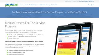 
                            2. Mobile Devices For The Service Program Software!